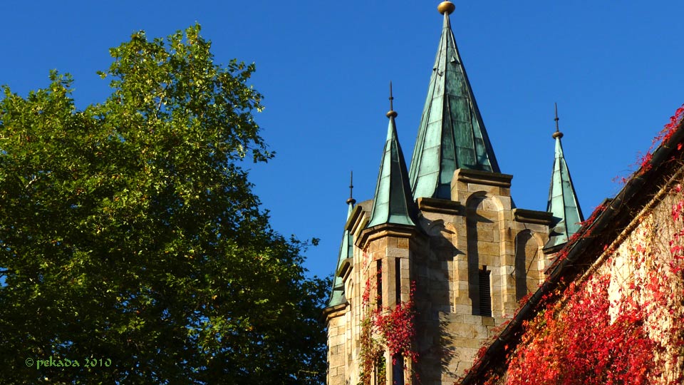 Bad Essen, Landesgartenschau, Schloss Ippenburg, Blick zum Turm, 19. von 20 Themenbildern